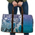 Aloha Vintage Plumeria Hawaiian Tapa Pattern Travel Bag Blue Hawaiian Tapa Pattern - Polynesian Pride