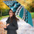 Aloha Vintage Plumeria Hawaiian Tapa Pattern Umbrella Blue Hawaiian Tapa Pattern - Polynesian Pride