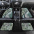 Aloha Vintage Plumeria Hawaiian Tapa Pattern Car Mats Dark Turquoise Hawaiian Tapa Pattern - Polynesian Pride