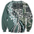 Aloha Vintage Plumeria Hawaiian Tapa Pattern Sweatshirt Dark Turquoise Hawaiian Tapa Pattern - Polynesian Pride