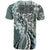 Aloha Vintage Plumeria Hawaiian Tapa Pattern T Shirt Dark Turquoise Hawaiian Tapa Pattern - Polynesian Pride