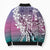 Aloha Vintage Plumeria Hawaiian Tapa Pattern Bomber Puffer Jacket Gradient Hawaiian Tapa Pattern - Polynesian Pride