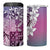 Aloha Vintage Plumeria Hawaiian Tapa Pattern 4 in 1 Can Cooler Tumbler Gradient Hawaiian Tapa Pattern - Polynesian Pride