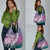 Aloha Vintage Plumeria Hawaiian Tapa Pattern Grocery Bag Gradient Hawaiian Tapa Pattern - Polynesian Pride