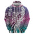 Aloha Vintage Plumeria Hawaiian Tapa Pattern Hoodie Gradient Hawaiian Tapa Pattern - Polynesian Pride
