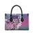Aloha Vintage Plumeria Hawaiian Tapa Pattern Leather Bag Gradient Hawaiian Tapa Pattern - Polynesian Pride