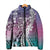 Aloha Vintage Plumeria Hawaiian Tapa Pattern Padded Jacket Gradient Hawaiian Tapa Pattern - Polynesian Pride