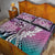 Aloha Vintage Plumeria Hawaiian Tapa Pattern Quilt Bed Set Gradient Hawaiian Tapa Pattern - Polynesian Pride