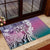 Aloha Vintage Plumeria Hawaiian Tapa Pattern Rubber Doormat Gradient Hawaiian Tapa Pattern - Polynesian Pride