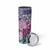 Aloha Vintage Plumeria Hawaiian Tapa Pattern Skinny Tumbler Gradient Hawaiian Tapa Pattern - Polynesian Pride