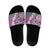 Aloha Vintage Plumeria Hawaiian Tapa Pattern Slide Sandals Gradient Hawaiian Tapa Pattern - Polynesian Pride