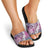 Aloha Vintage Plumeria Hawaiian Tapa Pattern Slide Sandals Gradient Hawaiian Tapa Pattern - Polynesian Pride