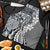 Aloha Vintage Plumeria Hawaiian Tapa Pattern Apron Gray Hawaiian Tapa Pattern - Polynesian Pride
