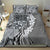 Aloha Vintage Plumeria Hawaiian Tapa Pattern Bedding Set Gray Hawaiian Tapa Pattern - Polynesian Pride
