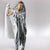 Aloha Vintage Plumeria Hawaiian Tapa Pattern Hooded Blanket Gray Hawaiian Tapa Pattern - Polynesian Pride