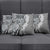 Aloha Vintage Plumeria Hawaiian Tapa Pattern Pillow Cover Gray Hawaiian Tapa Pattern - Polynesian Pride