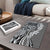 Aloha Vintage Plumeria Hawaiian Tapa Pattern Puzzle Gray Hawaiian Tapa Pattern - Polynesian Pride