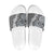 Aloha Vintage Plumeria Hawaiian Tapa Pattern Slide Sandals Gray Hawaiian Tapa Pattern - Polynesian Pride