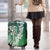 Aloha Vintage Plumeria Hawaiian Tapa Pattern Luggage Cover Green Hawaiian Tapa Pattern - Polynesian Pride