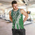 Aloha Vintage Plumeria Hawaiian Tapa Pattern Men Tank Top Green Hawaiian Tapa Pattern - Polynesian Pride