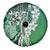 Aloha Vintage Plumeria Hawaiian Tapa Pattern Spare Tire Cover Green Hawaiian Tapa Pattern - Polynesian Pride