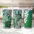 Aloha Vintage Plumeria Hawaiian Tapa Pattern Tumbler Cup Green Hawaiian Tapa Pattern - Polynesian Pride