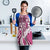 Aloha Vintage Plumeria Hawaiian Tapa Pattern Apron Pink Hawaiian Tapa Pattern - Polynesian Pride