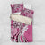 Aloha Vintage Plumeria Hawaiian Tapa Pattern Bedding Set Pink Hawaiian Tapa Pattern - Polynesian Pride