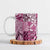 Aloha Vintage Plumeria Hawaiian Tapa Pattern Ceramic Mug Pink Hawaiian Tapa Pattern - Polynesian Pride