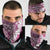 Aloha Vintage Plumeria Hawaiian Tapa Pattern Neck Gaiter Pink Hawaiian Tapa Pattern - Polynesian Pride