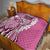 Aloha Vintage Plumeria Hawaiian Tapa Pattern Quilt Pink Hawaiian Tapa Pattern - Polynesian Pride