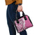 Aloha Vintage Plumeria Hawaiian Tapa Pattern Shoulder Handbag Pink Hawaiian Tapa Pattern - Polynesian Pride