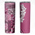 Aloha Vintage Plumeria Hawaiian Tapa Pattern Skinny Tumbler Pink Hawaiian Tapa Pattern - Polynesian Pride