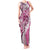 Aloha Vintage Plumeria Hawaiian Tapa Pattern Tank Maxi Dress Pink Hawaiian Tapa Pattern - Polynesian Pride