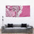 Aloha Vintage Plumeria Hawaiian Tapa Pattern Tapestry Pink Hawaiian Tapa Pattern - Polynesian Pride