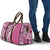 Aloha Vintage Plumeria Hawaiian Tapa Pattern Travel Bag Pink Hawaiian Tapa Pattern - Polynesian Pride