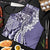 Aloha Vintage Plumeria Hawaiian Tapa Pattern Apron Purple Hawaiian Tapa Pattern - Polynesian Pride