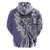 Aloha Vintage Plumeria Hawaiian Tapa Pattern Hoodie Purple Hawaiian Tapa Pattern - Polynesian Pride