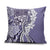 Aloha Vintage Plumeria Hawaiian Tapa Pattern Pillow Cover Purple Hawaiian Tapa Pattern - Polynesian Pride