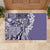 Aloha Vintage Plumeria Hawaiian Tapa Pattern Rubber Doormat Purple Hawaiian Tapa Pattern - Polynesian Pride