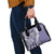 Aloha Vintage Plumeria Hawaiian Tapa Pattern Shoulder Handbag Purple Hawaiian Tapa Pattern - Polynesian Pride