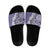 Aloha Vintage Plumeria Hawaiian Tapa Pattern Slide Sandals Purple Hawaiian Tapa Pattern - Polynesian Pride