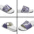 Aloha Vintage Plumeria Hawaiian Tapa Pattern Slide Sandals Purple Hawaiian Tapa Pattern - Polynesian Pride