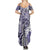 Aloha Vintage Plumeria Hawaiian Tapa Pattern Summer Maxi Dress Purple Hawaiian Tapa Pattern - Polynesian Pride