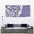 Aloha Vintage Plumeria Hawaiian Tapa Pattern Tapestry Purple Hawaiian Tapa Pattern - Polynesian Pride
