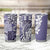 Aloha Vintage Plumeria Hawaiian Tapa Pattern Tumbler Cup Purple Hawaiian Tapa Pattern - Polynesian Pride