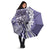 Aloha Vintage Plumeria Hawaiian Tapa Pattern Umbrella Purple Hawaiian Tapa Pattern - Polynesian Pride