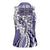 Aloha Vintage Plumeria Hawaiian Tapa Pattern Women Sleeveless Polo Shirt Purple Hawaiian Tapa Pattern - Polynesian Pride