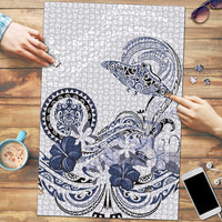 Polynesian Manta Ray Puzzle Blue Floral Turtle Tattoo - Polynesian Pride