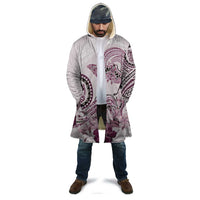 Polynesian Manta Ray Cloak Pink Floral Turtle Tattoo - Polynesian Pride